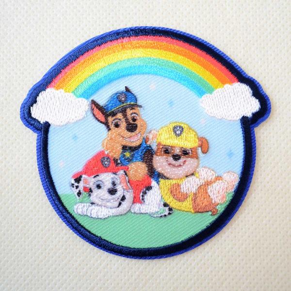 パウ・パトロール 2WAYワッペン【リラックス】パウパト グッズ アップリケ アイロン接着 シール ...