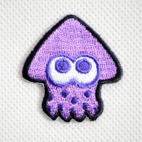 ワッペン アイロン おしゃれ 刺繍 ワッペン スプラトゥーン2 ネオパープル イカ TOS005 ゲ...