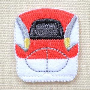 ワッペン アイロン おしゃれ 刺繍 鉄道/電車 トレインミニワッペン E6系スーパーこまち TR380-TR42