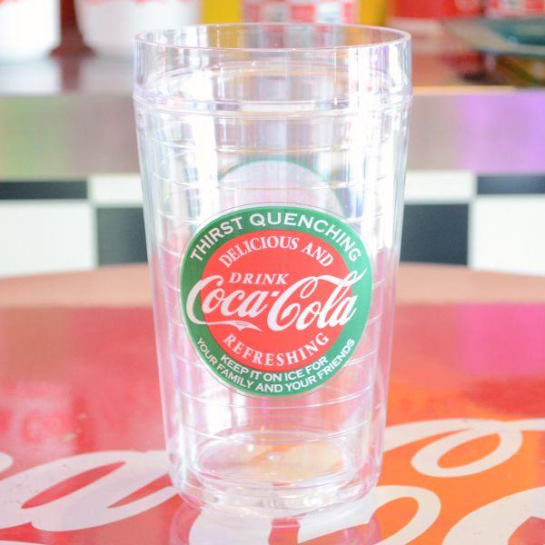 ワッペン アイロン おしゃれ 刺繍 コカコーラ Coca-Cola ダブルウォールタンブラー サース...