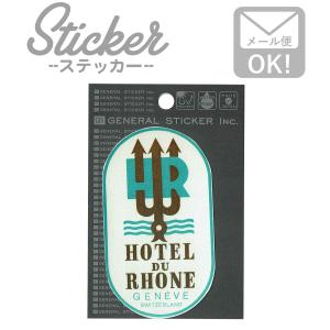 ステッカー シール 車 おしゃれ アウトドア ヴィンテージホテルズ VHS011 ホワイト VINTAGE HOTELS STICKER11｜wappenstore