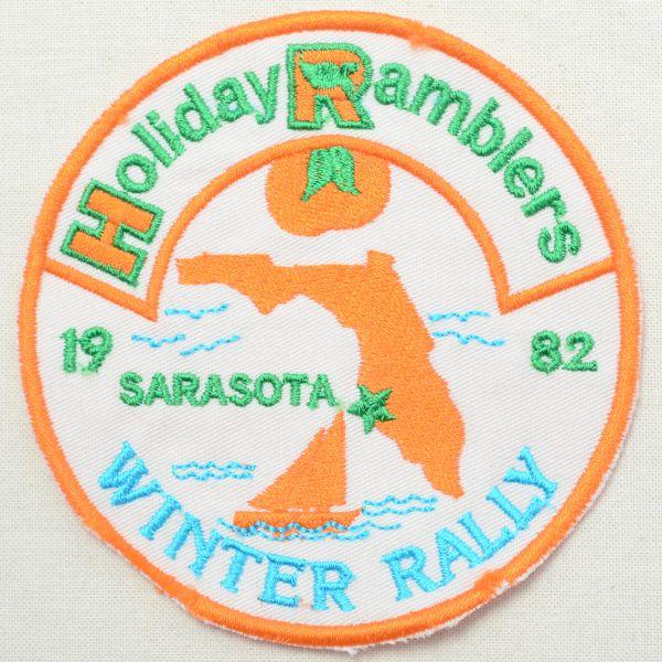 ワッペン アイロン おしゃれ 刺繍 ヴィンテージレプリカワッペン ホリデーランブラーズ(ヨット/糊な...