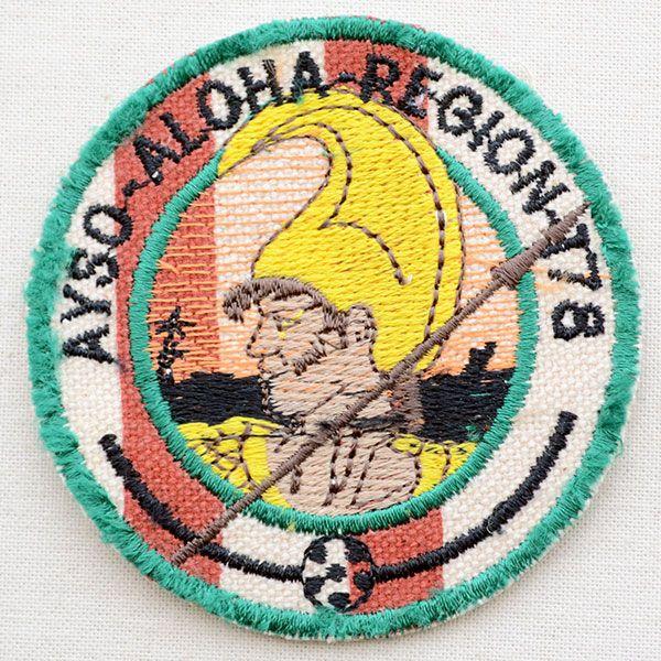 ワッペン アイロン おしゃれ 刺繍 ヴィンテージレプリカワッペン アロハリージョン178(リメイク/...