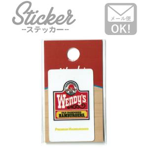 ステッカー シール ウェンディーズ WENDY'S ダイカット