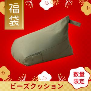 福袋 2026 ビーズクッション クッション 補充 クッションフロア 背もたれ 三角 人をダメにする 日本製 座椅子 三角クッション