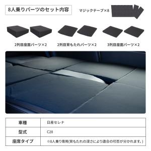 車中泊 セレナ c28 車中泊グッズ マット ...の詳細画像3