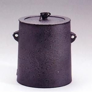 茶器｜茶道具｜ 菊頭四方透し火箸 ｜木村清五郎作 銅製 桐箱入り【高岡