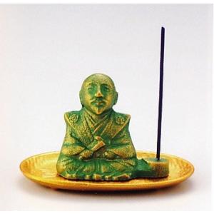 香炉 香立て｜ ふくろう香炉（大） ｜三枝惣太郎作 アルミ製 台付 化粧