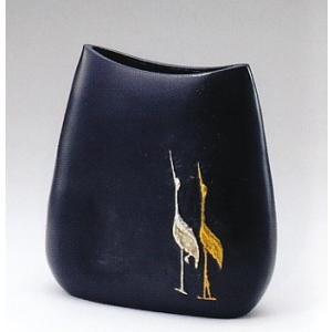 花器 薄端｜ 尺1富士山水 ｜剛信作 銅製 紙箱入り【高岡銅器】d94-03