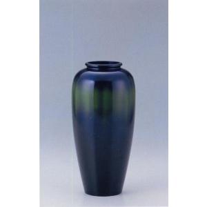 花器 薄端｜ 尺1富士山水 ｜剛信作 銅製 紙箱入り【高岡銅器】d94-03