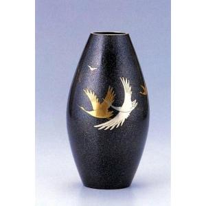 花器 薄端｜ 尺1富士山水 ｜剛信作 銅製 紙箱入り【高岡銅器】d94-03