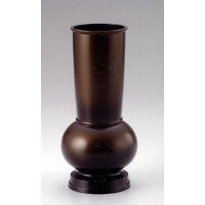 花器 薄端｜ 尺1富士山水 ｜剛信作 銅製 紙箱入り【高岡銅器】d94-03