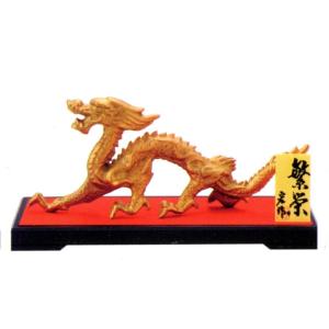 ガラス クリスタル 干支置物 紅龍（竜・辰） 龍の置き物 :so-108:お ...
