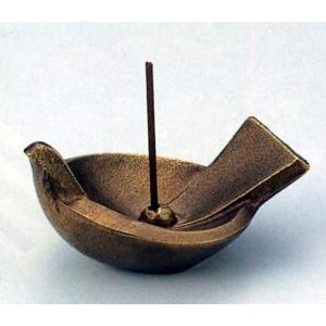 香炉 香立て｜ 雉香炉 ｜三枝惣太郎作 鉄製 小判台付 化粧箱入【高岡