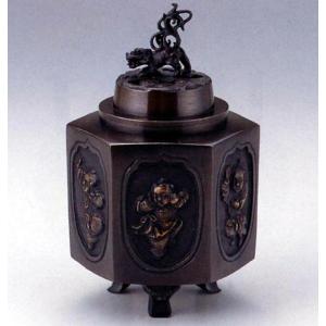 香炉 香立て｜ 宝船七福神香炉 ｜青銅（ブロンズ）製 【高岡銅器 置物