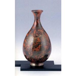 花器 薄端｜ 尺1富士山水 ｜剛信作 銅製 紙箱入り【高岡銅器】d94-03