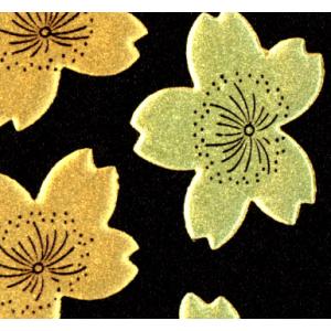 メール便発送可|金沢■金蒔絵シール■桜(小)Bの詳細画像1