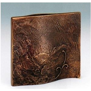 花器 花瓶｜花器 大地（だいち）四角｜大森孝志作 青銅(ブロンズ)製