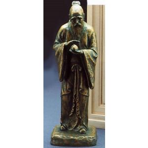 開運ダルマ 特大｜瑞峰作 鋳鉄製 紙箱入 花台・布団付 【高岡銅器 置物