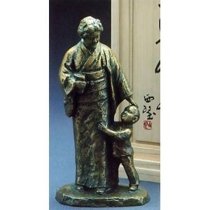 置物 偉人｜ 親鸞聖人像 青銅色 ｜合金製 紙箱入り【高岡銅器