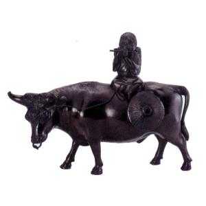 高岡銅器 牛の置物／立牛 25号上仕上 般若純一郎作品 送料無料 : 檜屋