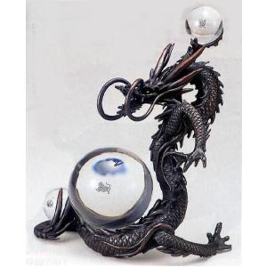 龍の置物 ｜瑞龍(小) 金メッキ｜銅製 化粧箱入り【高岡銅器