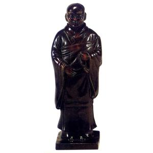 置物 偉人｜ 親鸞聖人像 青銅色 ｜合金製 紙箱入り【高岡銅器】 : 和楽