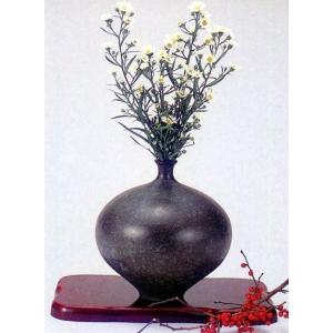 壺　置物　花器 花器 花瓶｜花器 幸運の壺｜木札・トチ板付｜青銅(ブロンズ)製 化粧