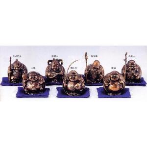 仏像 七福神｜ 鹿寿老人 ｜蝋型青銅（ブロンズ）製 桐箱入り【高岡銅器