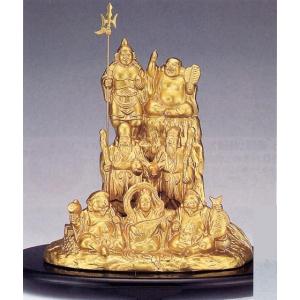 仏像 七福神｜ 鹿寿老人 ｜蝋型青銅（ブロンズ）製 桐箱入り【高岡銅器