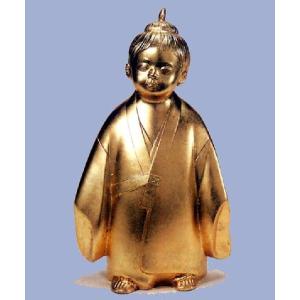 開運ダルマ｜瑞峰作 青銅(ブロンズ）製 紙箱入 花台・布団付 【高岡