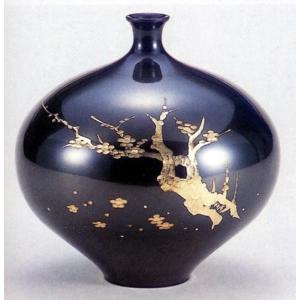 花器 花瓶｜花瓶 みつぼ型｜瑞峰作 青銅(ブロンズ)製 紙箱入り【高岡