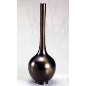 花器 薄端｜ 尺1富士山水 ｜剛信作 銅製 紙箱入り【高岡銅器】d94-03