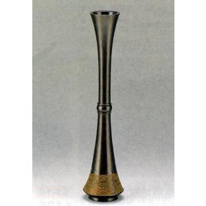 花器 薄端｜ 尺1富士山水 ｜剛信作 銅製 紙箱入り【高岡銅器】d94-03