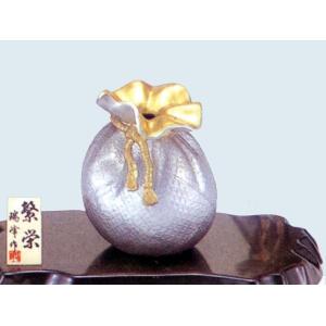 花器 薄端｜ 尺1富士山水 ｜剛信作 銅製 紙箱入り【高岡銅器】d94-03