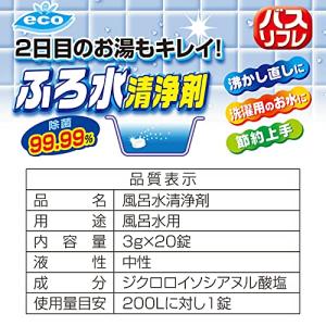 バスリフレ ふろ水清浄剤 2日目のお湯もキレイ...の詳細画像5