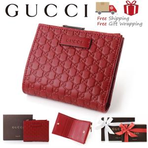GUCCI グッチ 二つ折財布 財布 510318 レッド レディース 新品 本物保証ギフト ラッピング プレゼント 無料 ギフト ギフトラッピング