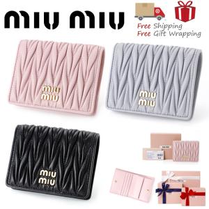 ミュウミュウ 二つ折り財布 ピンクの商品一覧 通販 Yahoo ショッピング