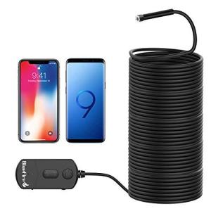 BlueFire 超長WiFiエンドスコープカメラ ボアスコープ 200万画素 ファイバースコープ 8.0MMレンズ 高輝度6個LEDライト 検査カメ