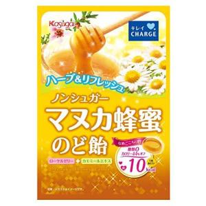 春日井製菓 ノンシュガーマヌカ蜂蜜のど飴 70g ×6袋