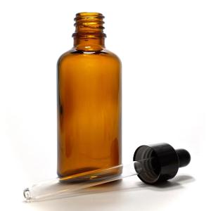 アロマ遮光瓶 50ml アンバー [ スポイド...の詳細画像1