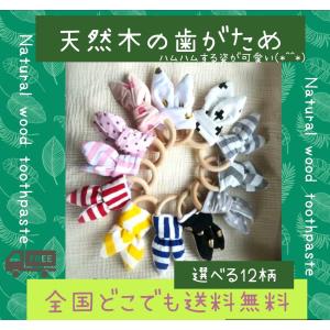うさみみのシャカシャカ音がする歯固め おしゃぶり ベビーギフトにもオススメ