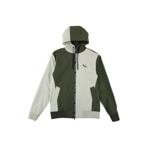 ジャックバニー パーカー 黒系×白 裏起毛 ビッグロゴ メンズ 5(L
