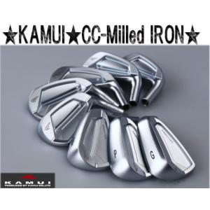 KAMUI CC-Milled IRON カムイ CNCミルドアイアン 5-PW (6本セット)+ カスタムシャフト装着！｜warp-golf