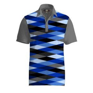 LOUDMOUTH（ラウドマウスゴルフ） Polo Fancy Fore Shades of Blue