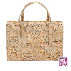 西陣織金襴オリジナル和装バッグ「横長被せ」mj112｜wasai-kobo