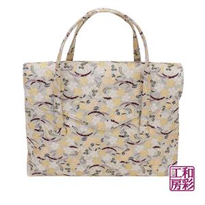 西陣織金襴オリジナル和装バッグ「横長被せ」mj132｜wasai-kobo