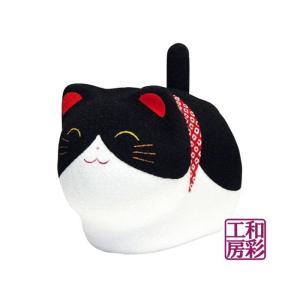 ゆらゆらソーラー「しっぽ振り振り 黒猫」｜wasai-kobo