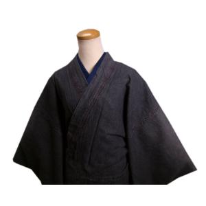 着物 デニム メンズ 男性 お仕立て上がり 墨...の詳細画像1