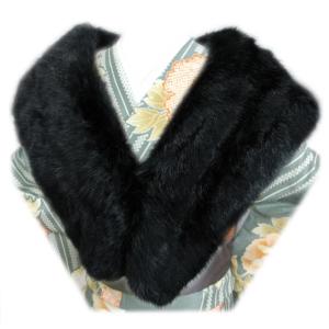 ショール フェイクファー ブラック 黒 箱なし 振袖 成人式
